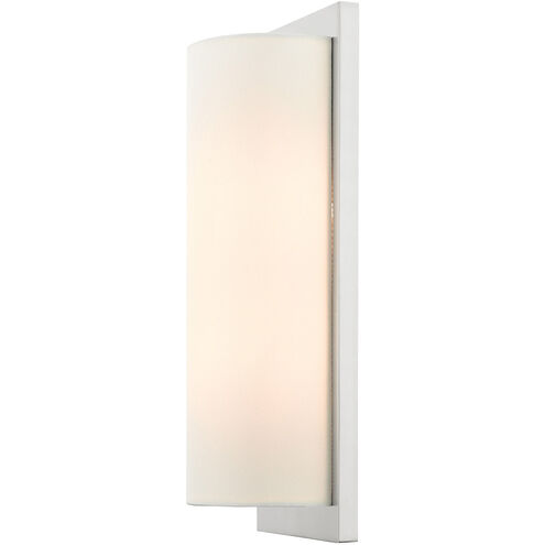 Meridian 2 Light 6 inch Brushed Nickel ADA Wall Sconce Wall Light