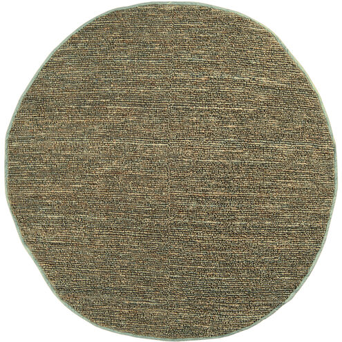 Continental 96 inch Sage Handmade Rug in 8 Ft Round, Jute