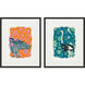 Wild Wonderland Multi and Blue and Green and Pink Framed Art