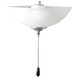 San Gabriel LED Satin Nickel Ceiling Fan Light Kit