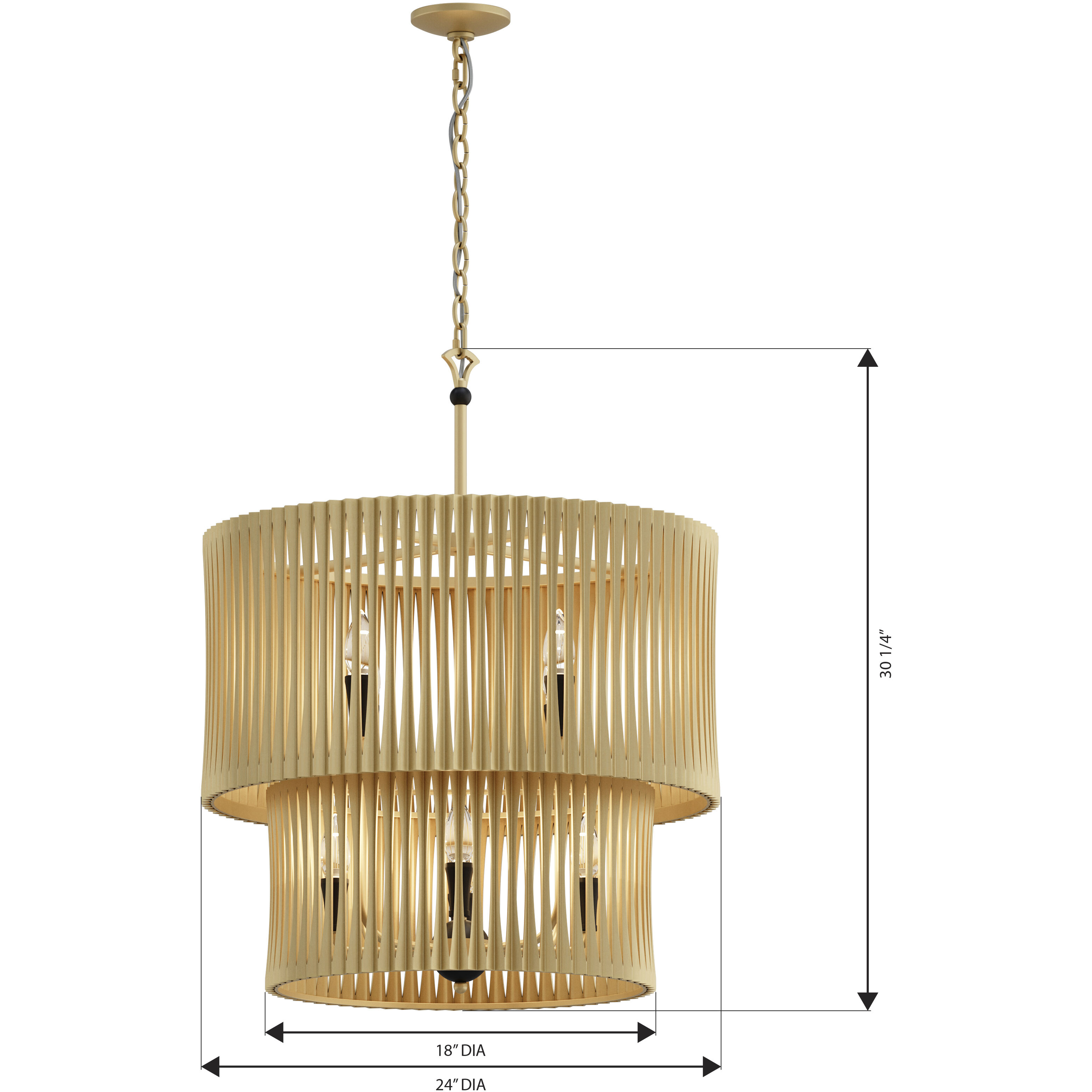 Aven 8 Light 24 inch Sand Coal Black and Legacy Brass Pendant Ceiling Light