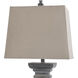 Malta 34 inch 100.00 watt Black Distressed Table Lamp Portable Light