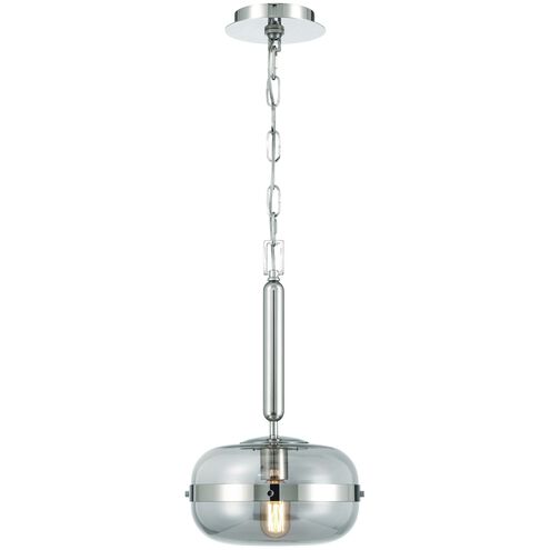 Nottingham 1 Light 10 inch Polished Nickel Mini Pendant Ceiling Light