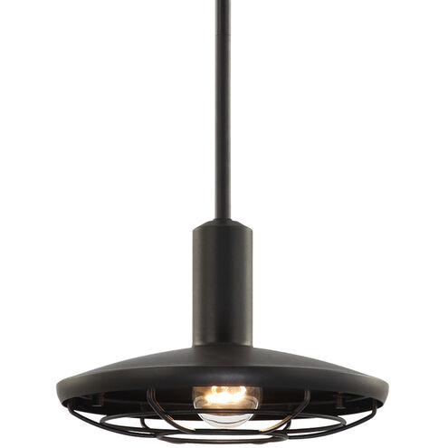 Compton 1 Light 11 inch Matte Black Pendant Ceiling Light