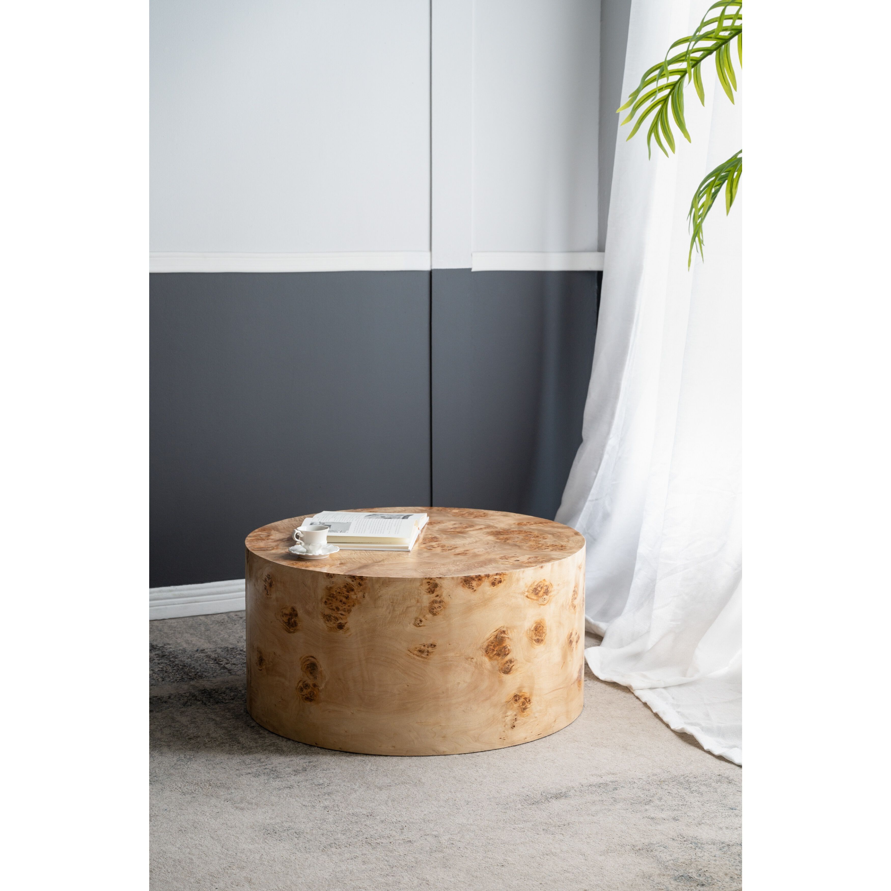 Burl 31.5 inch Brown Coffee Table