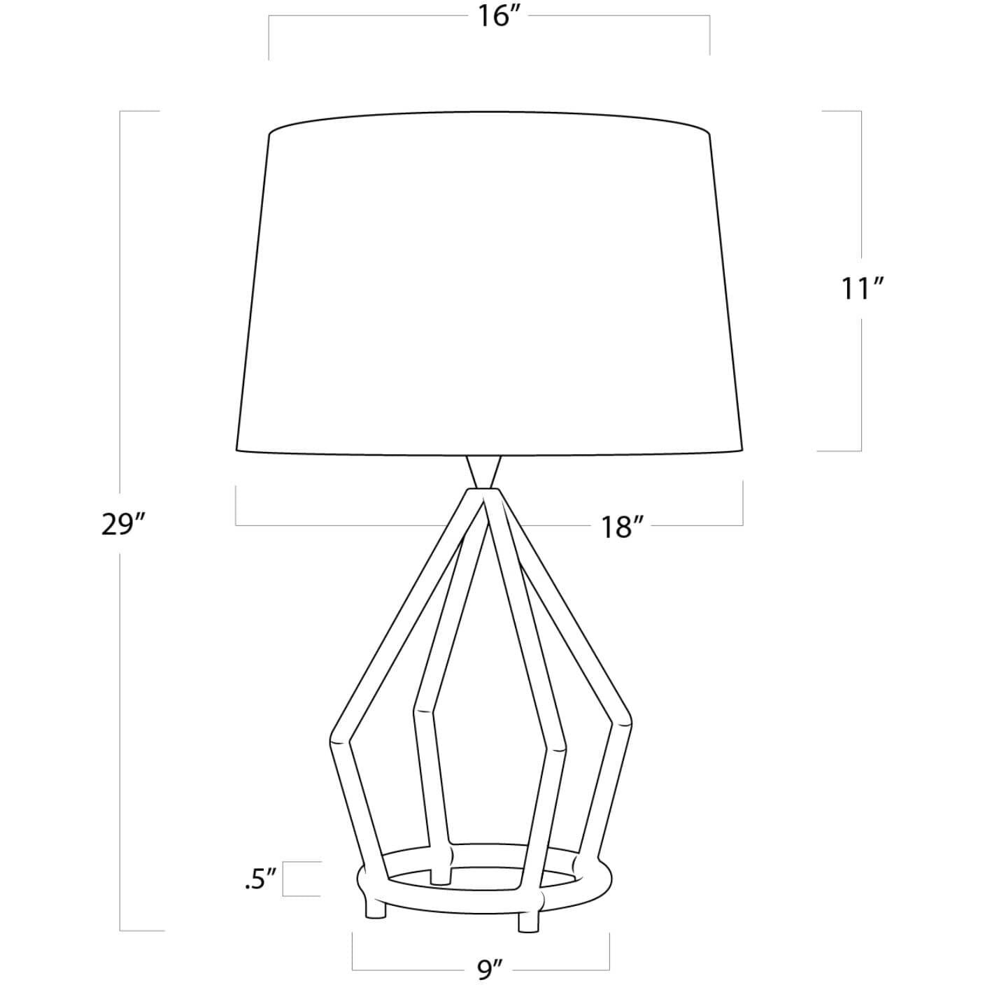 Bimini 29 inch 150.00 watt Natural Table Lamp Portable Light