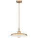 Camden 1 Light 14 inch Rubbed Brass Pendant Ceiling Light