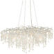 Lusso 16 Light 43.5 inch Pearlized White Chandelier Ceiling Light