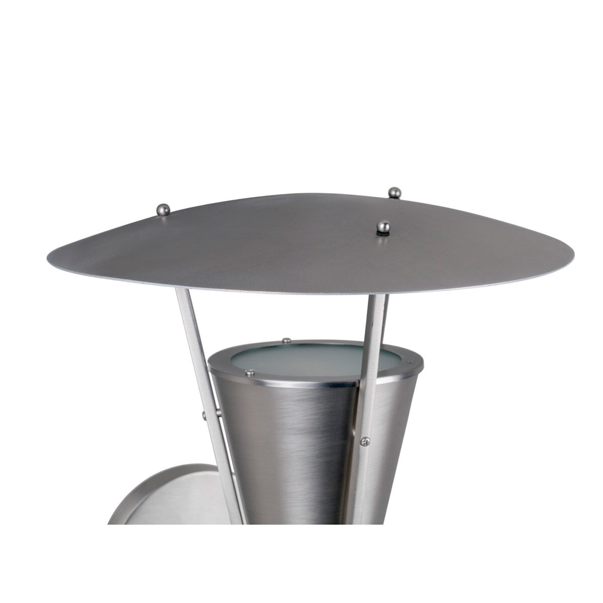 Signature Outdoor Wall Light in Brushed Nickel