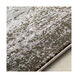 Haverford 94 X 28 inch Light Gray/Medium Gray/Dark Brown/White Rugs, Polypropylene and Polyester