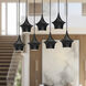 Alora Mood Emiko 7 Light 36.13 inch Matte Black Linear Pendant Ceiling Light