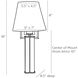 Eckart 1 Light 9 inch Pewter Sconce Wall Light