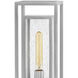 Coastal Elements Republic LED 17 inch Satin Nickel Outdoor Post Mount Lantern, Estate Series