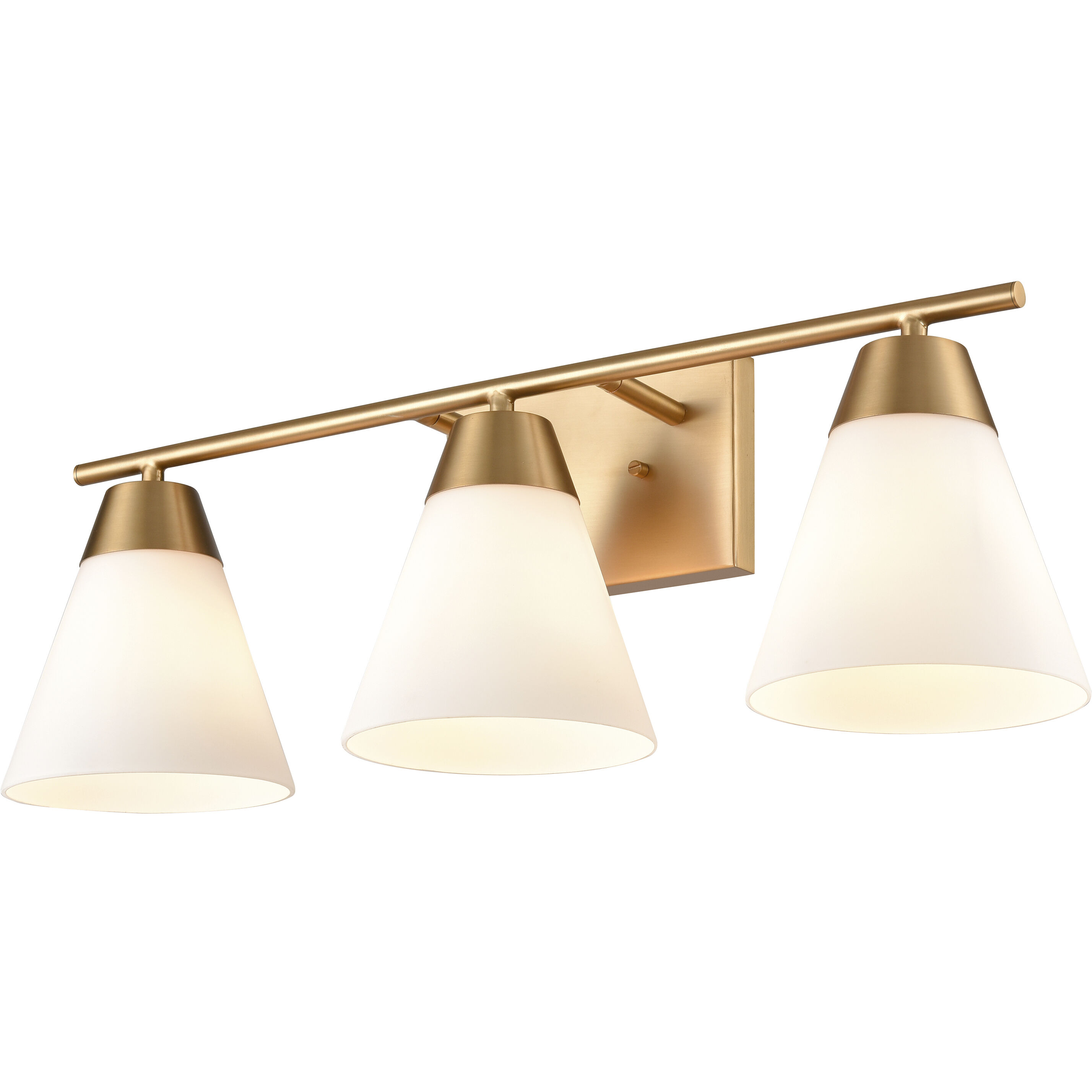 Vivica Vanity Light Wall Light in Brushed Gold