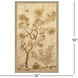 Chinoiserie on Gold I Brown and Beige and Metallic Framed Art, The Studio