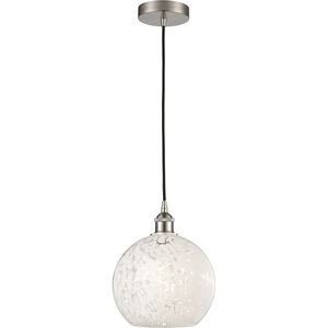 Edison White Mouchette 1 Light 10.00 inch Mini Pendant