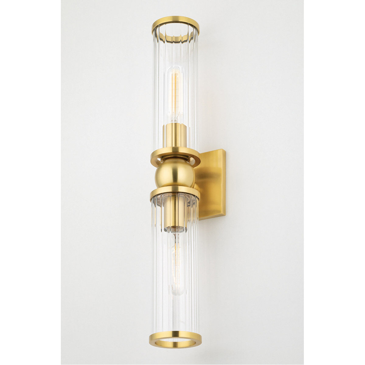 Malone 2 Light 4.5 inch Aged Brass ADA Wall Sconce Wall Light