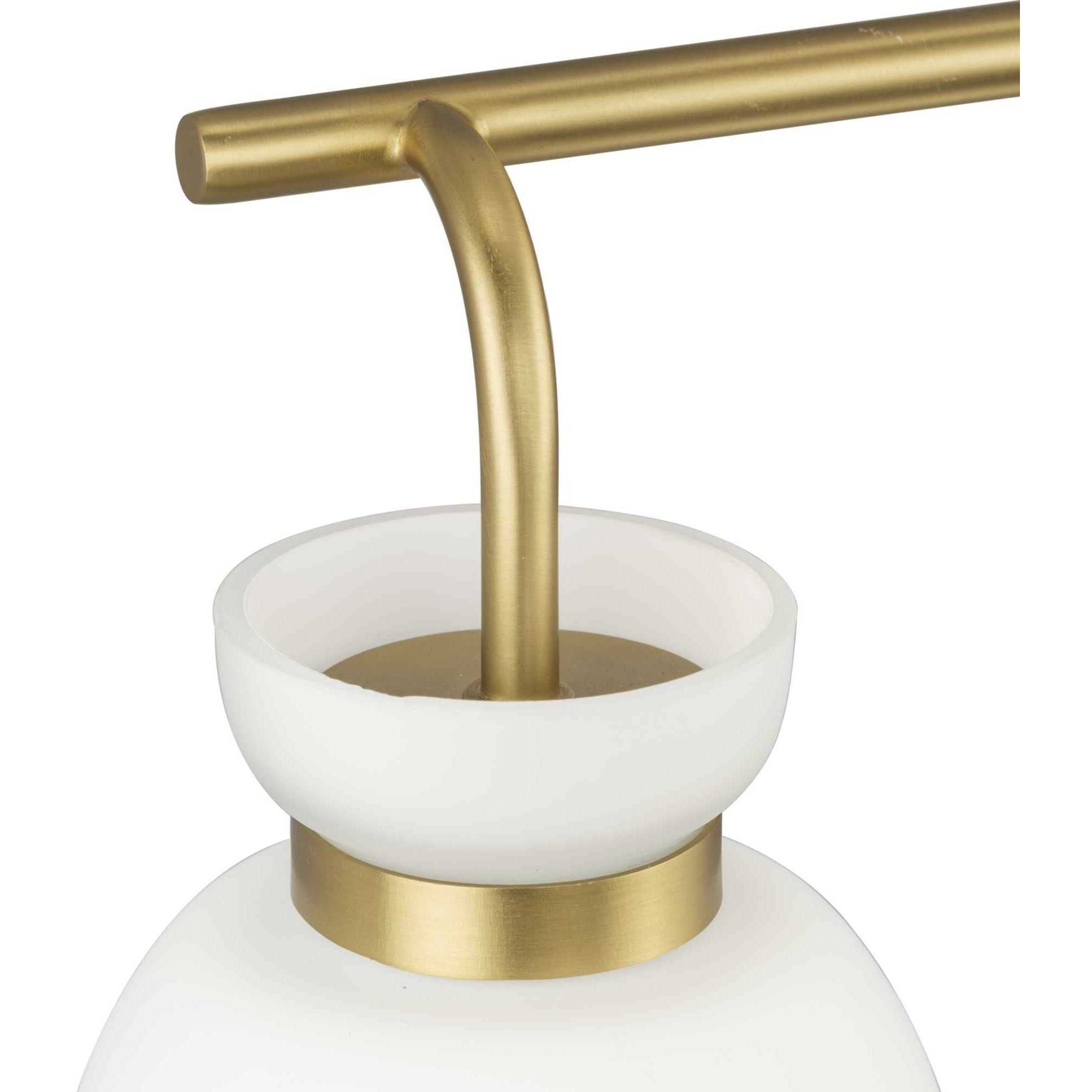 Lexie 3 Light 22 inch Brushed Gold Bathroom Vanity Light Wall Light