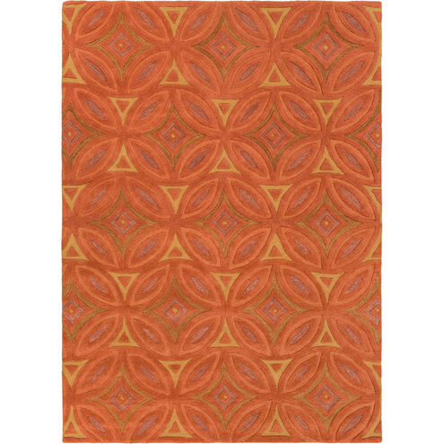 Perspective 156 X 108 inch Camel, Burnt Orange Rug