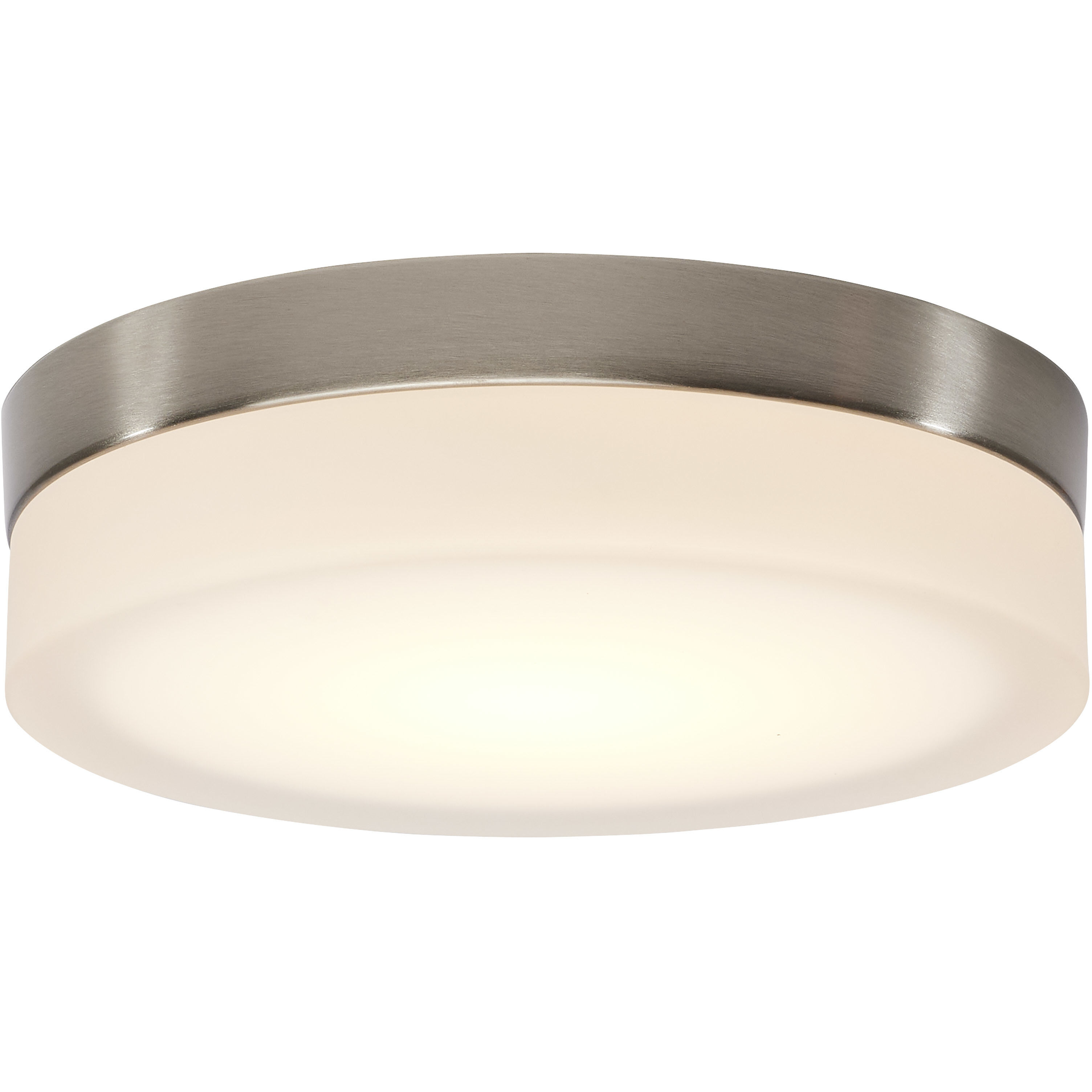 Pi LED 9 inch Brushed Nickel LED Flush Mount Ceiling Light