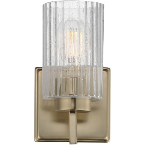 Rigata 1 Light 5 inch Satin Champagne Bath Vanity Wall Light