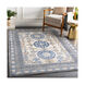 Alton 35 X 24 inch Navy/Bright Blue/Tan/Charcoal/Medium Gray/Beige Rugs