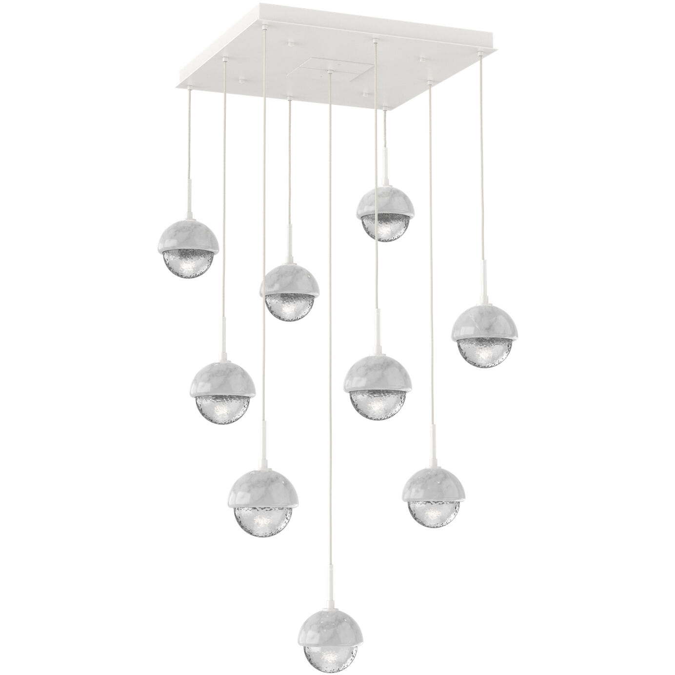 Cabochon 9 Light 27.80 inch Pendant