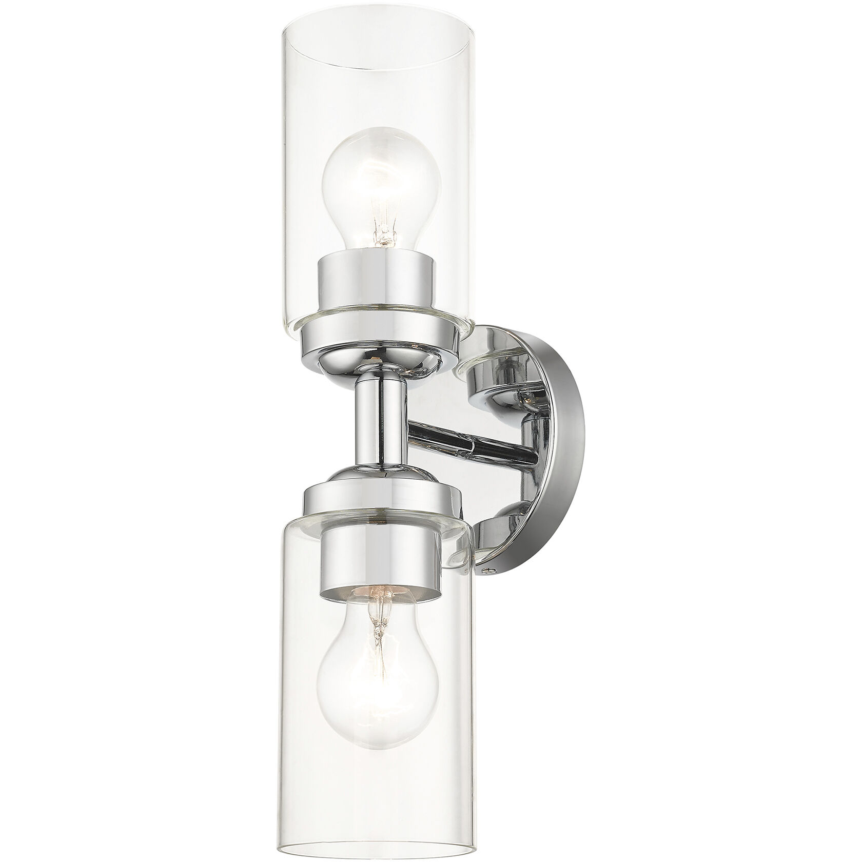 Whittier 2 Light 4.75 inch Polished Chrome Vanity Sconce Wall Light