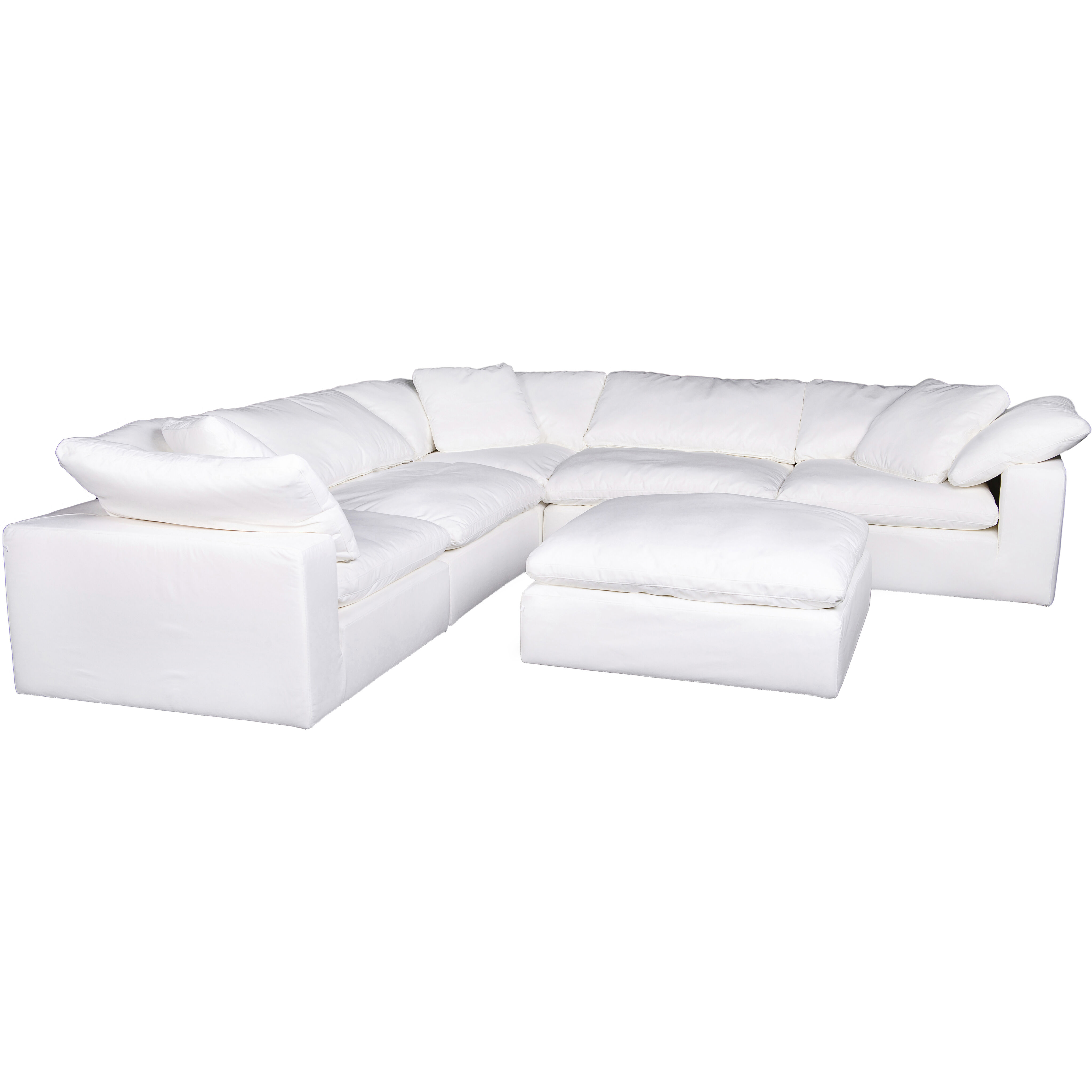 Clay White Modular Sectional