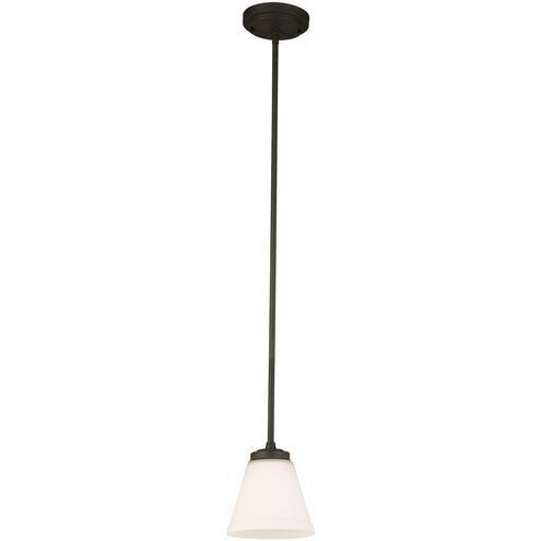 Mayview 1 Light 6 inch Matte Bronze Mini Pendant Ceiling Light