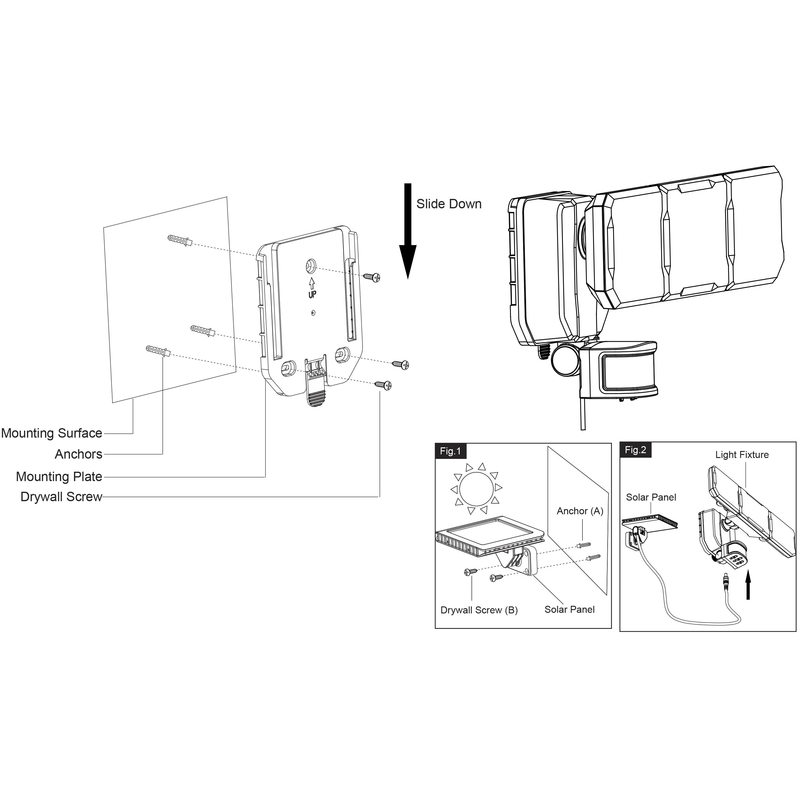 Outdoor Security White Outdoor Motion Sensor
