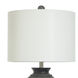 Hampton 32 inch 150.00 watt Matte Black Table Lamp Portable Light
