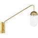 Kace 1 Light 4.8 inch Brass Wall sconce Wall Light