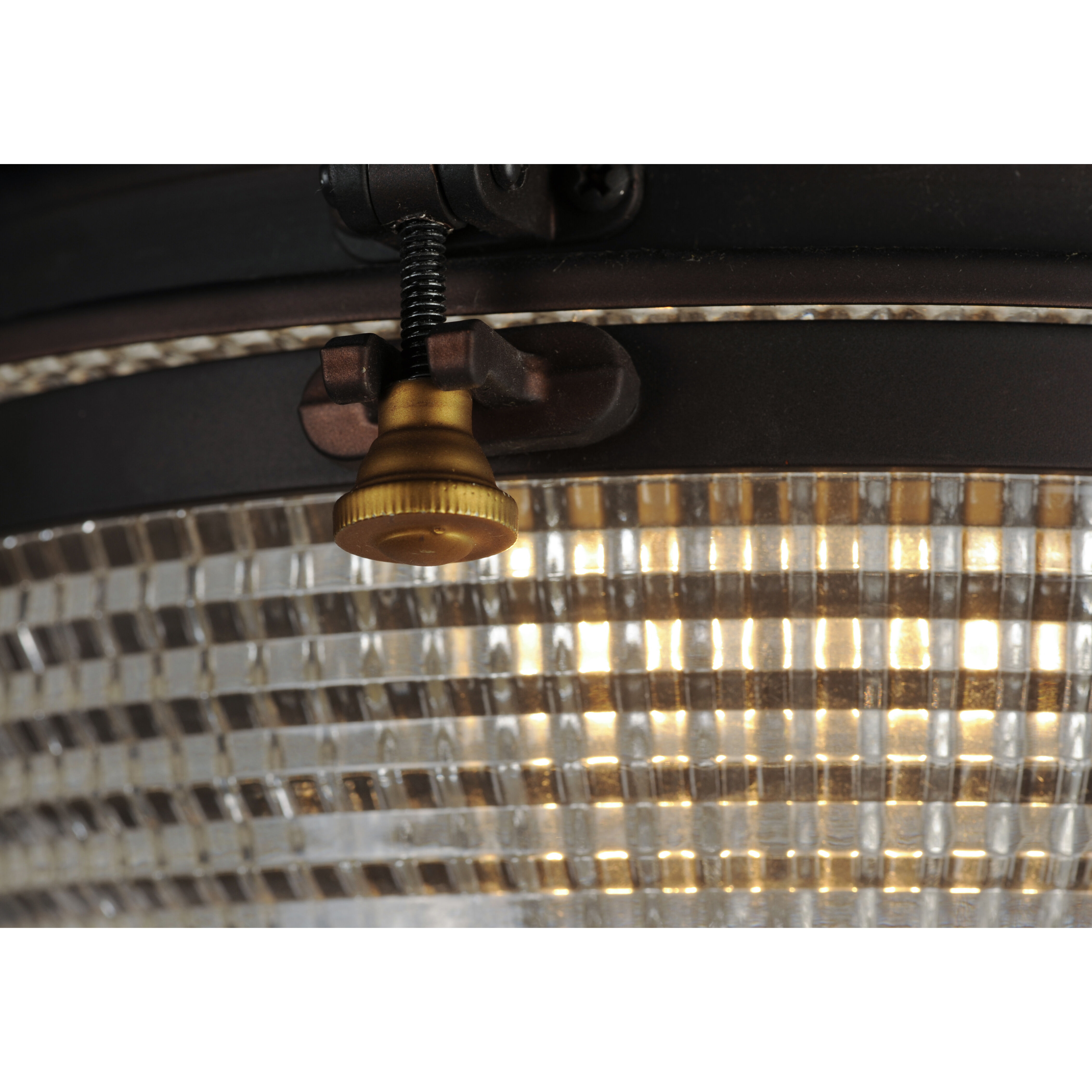 Portside 1 Light 12 inch Oil Rubbed Bronze/Antique Brass Outdoor Flush Mount
