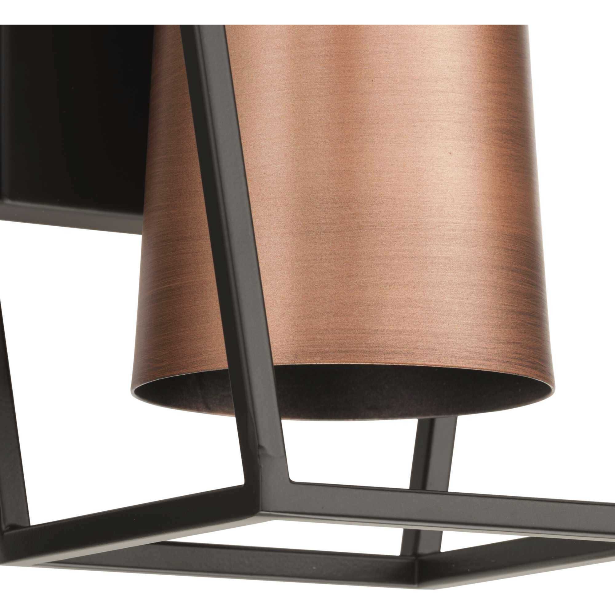 Hutchence 1 Light 12 inch Antique Bronze Outdoor Wall Lantern