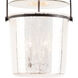 Emerson 4 Light 18.25 inch Oil Rubbed Bronze Bell Jar Pendant Ceiling Light, Large