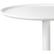 Hope 24 X 16 inch White Side Table