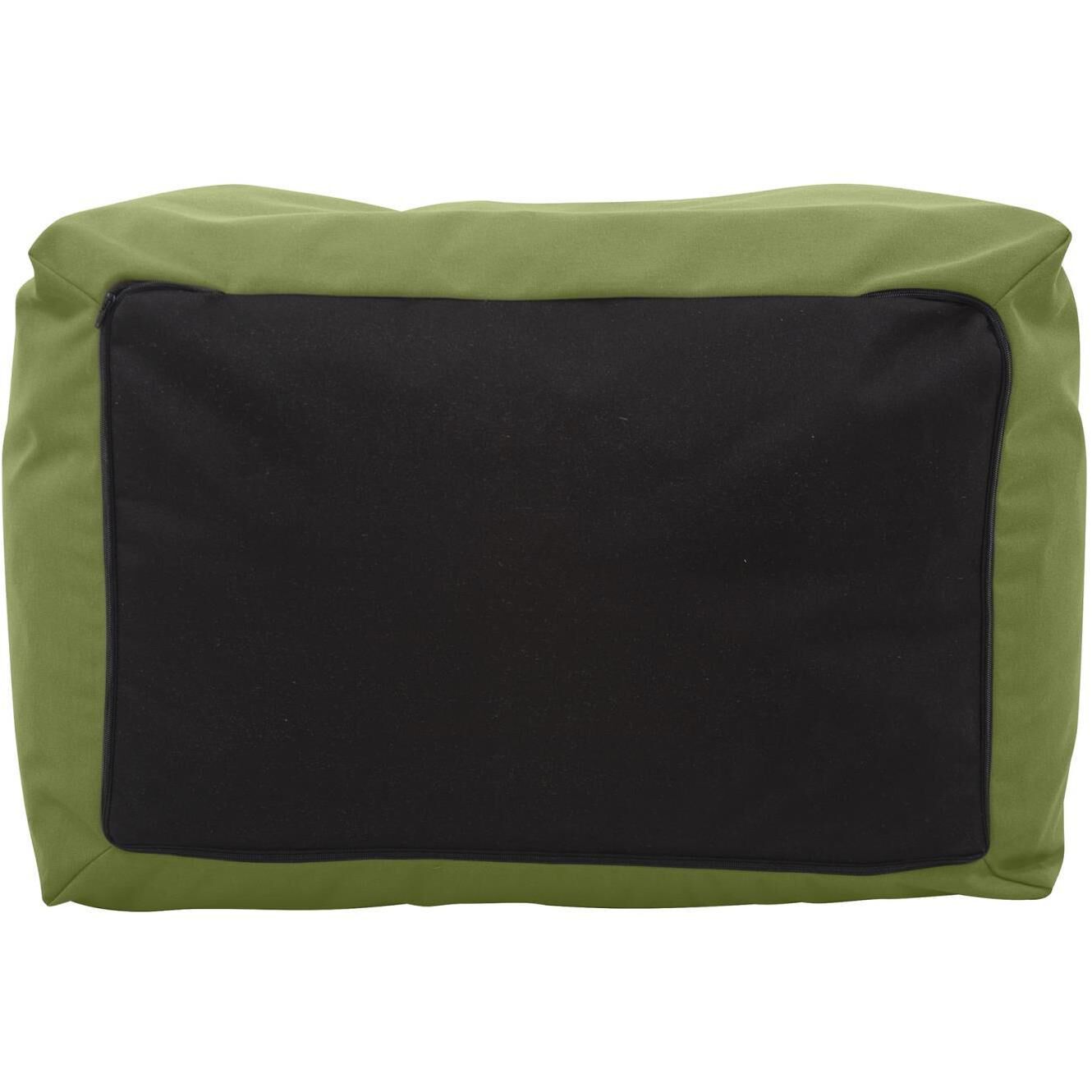 Seascape 18.25 inch Moss Outdoor Pouf Bench