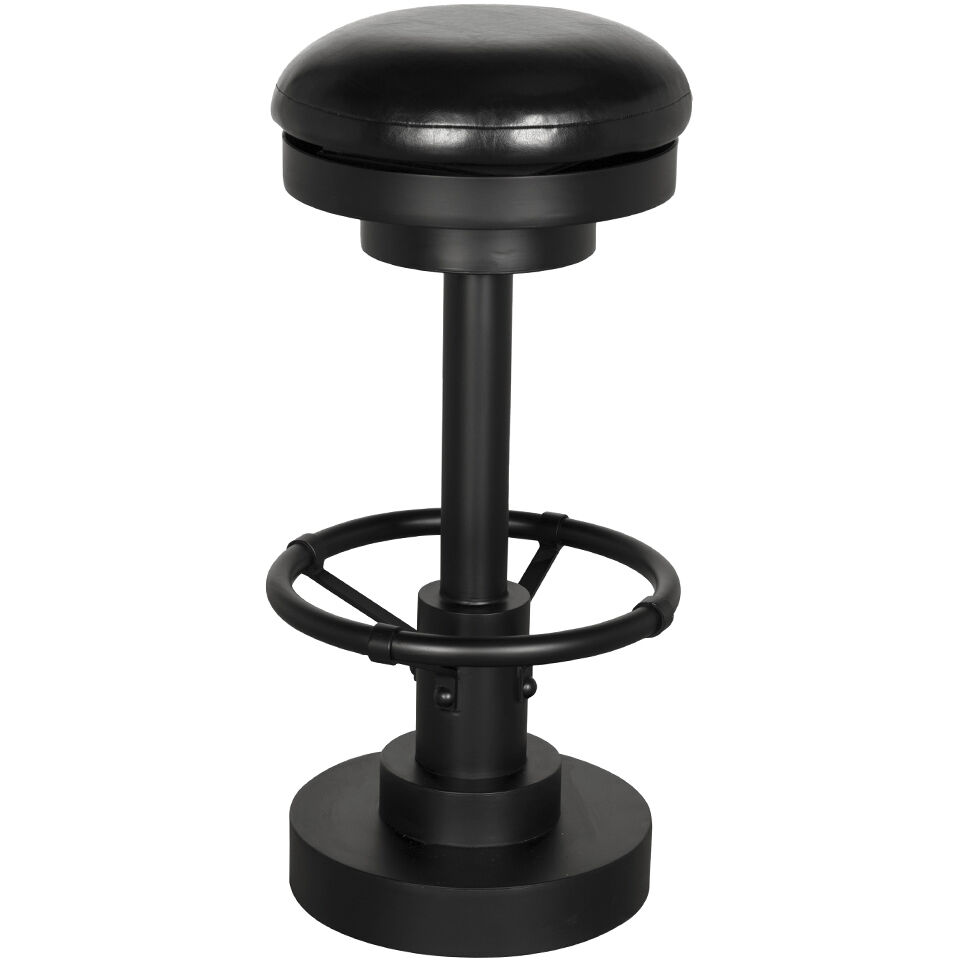 Brisbane 30.5 inch Matte Black Bar Stool, Swivel