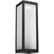 Outdoor Sconce LED 18 inch Textured Black Outdoor Sconce, Single Box