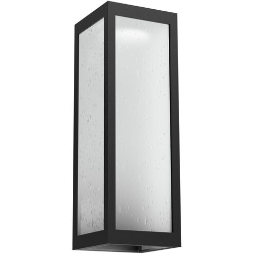 Outdoor Sconce LED 18 inch Textured Black Outdoor Sconce, Single Box