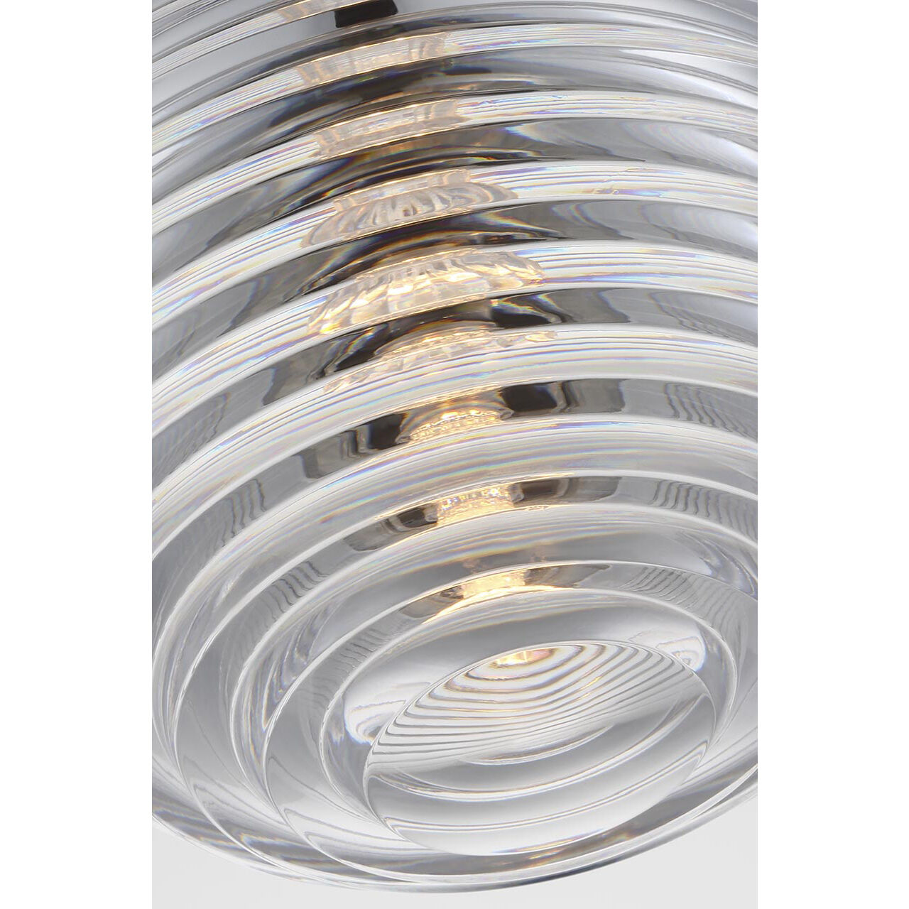 Waterford Circon LED 5 inch Polished Nickel Mini Pendant Ceiling Light