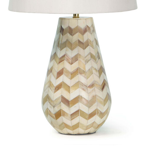 Cassia 23 inch 150.00 watt Natural Table Lamp Portable Light, Chevron