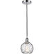 Edison Athens Water Glass 1 Light 6 inch Polished Chrome Mini Pendant Ceiling Light