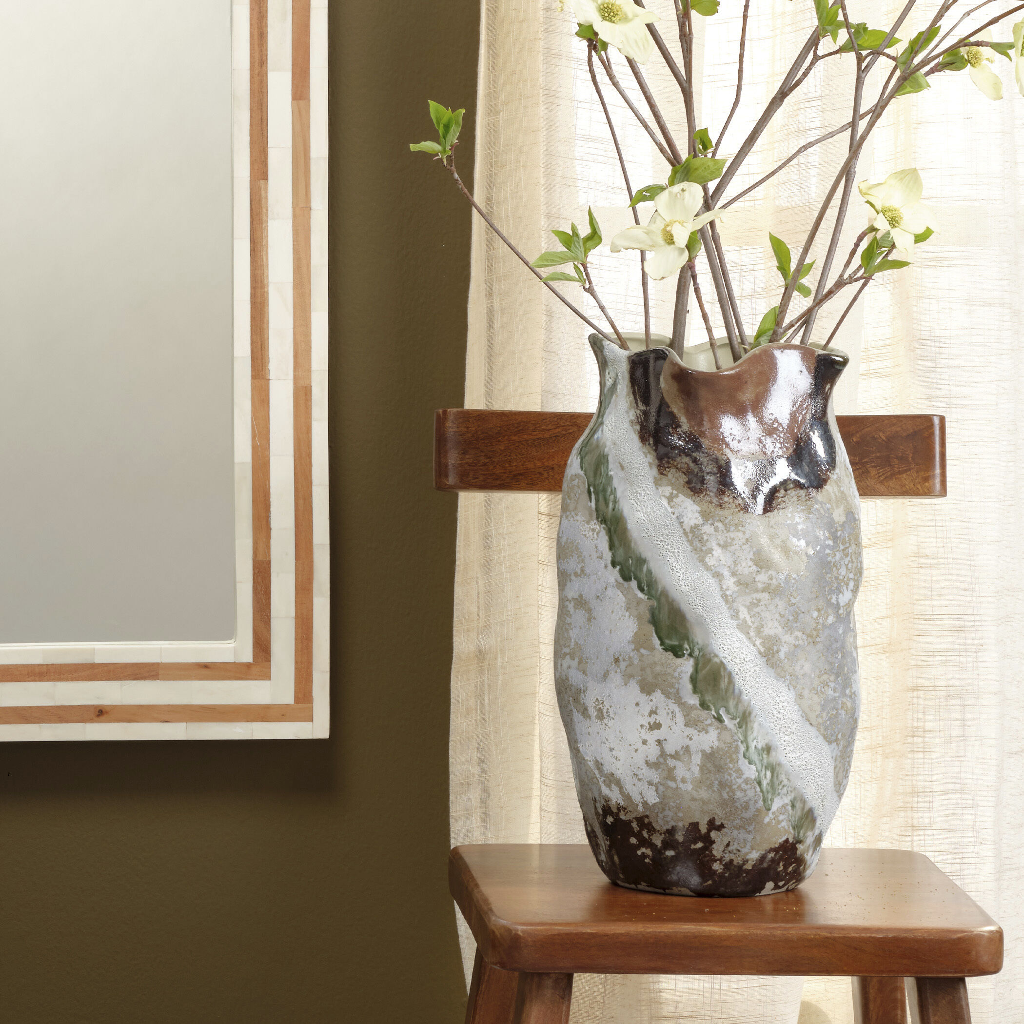 Sandcastle 18 X 10.5 inch Vase, Large