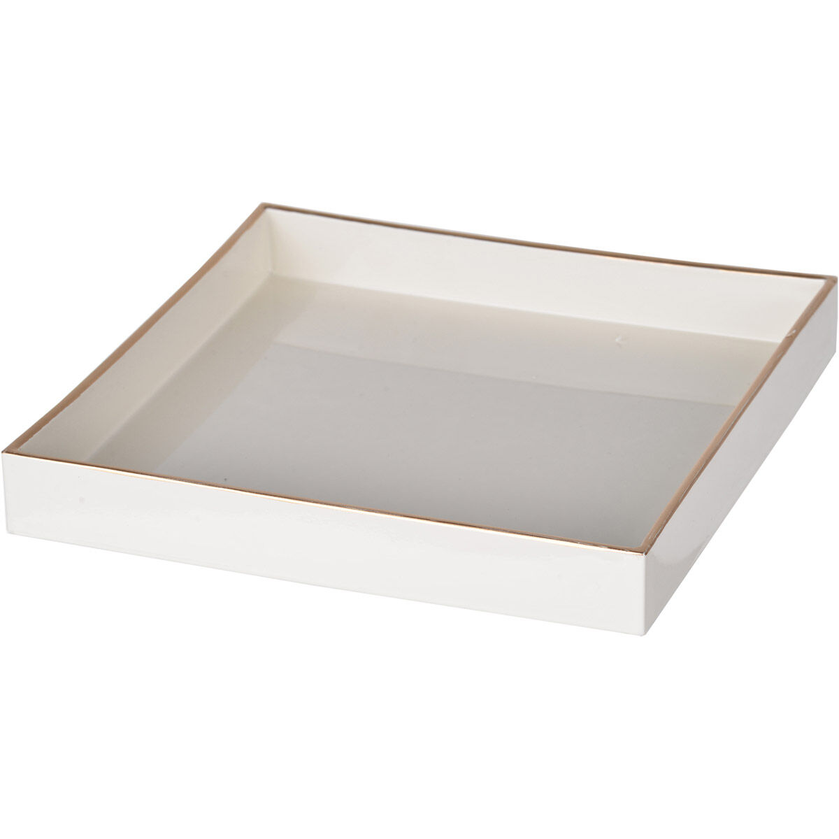 Mimosa White/Gold Tray