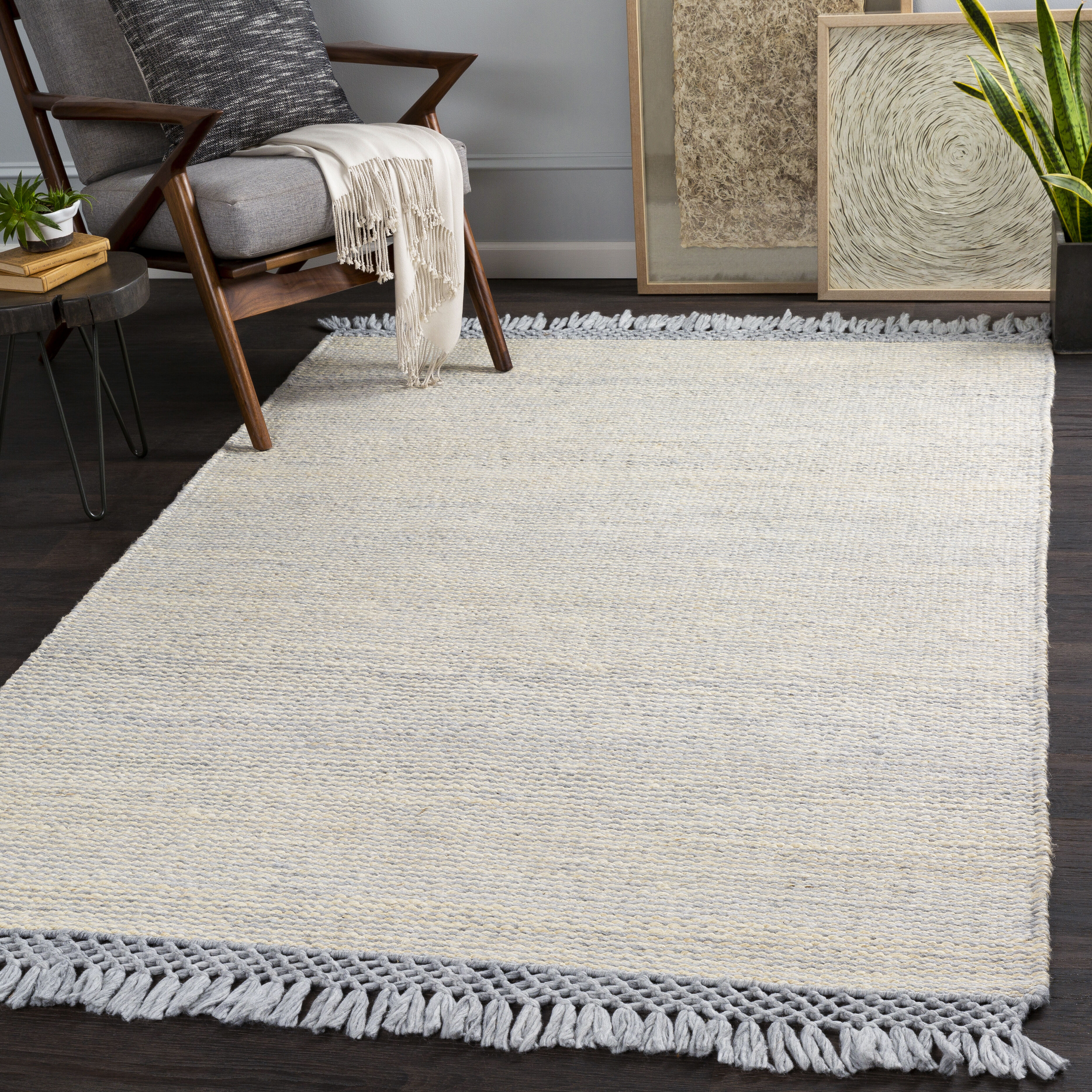 Southampton 90 X 60 inch Slate Rug in 5 x 8, Rectangle