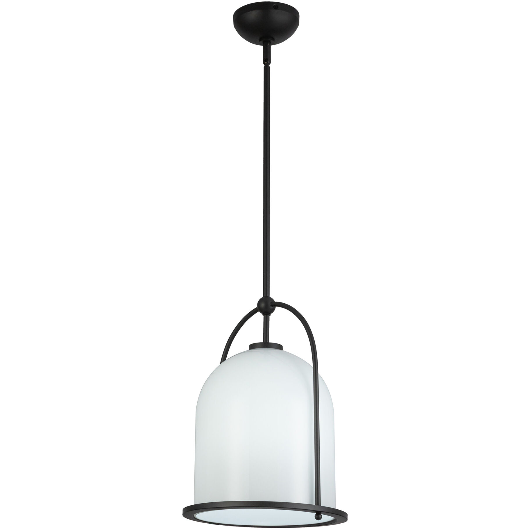 Dahlia 1 Light 11.5 inch Black Pendant Ceiling Light