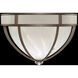 Mirage 3 Light 18.75 inch Bronze Flush Mount Ceiling Light