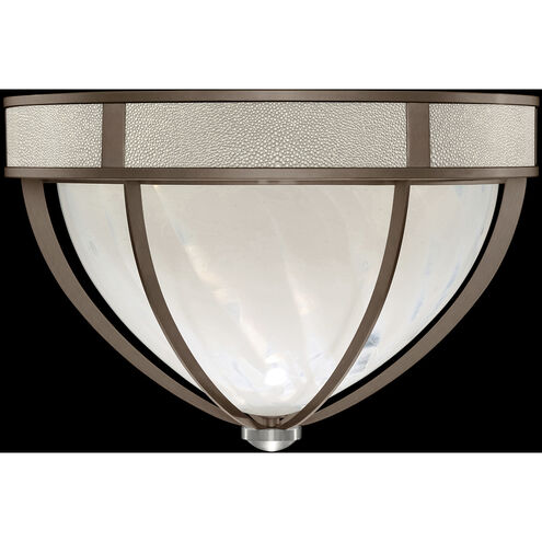 Mirage 3 Light 18.75 inch Bronze Flush Mount Ceiling Light